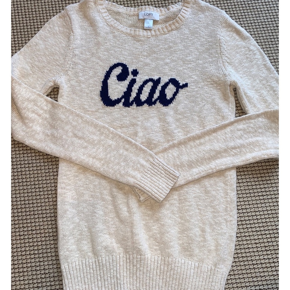 LOFT S Crew Neck Sweater